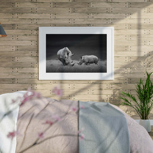 Luxoré Celebrating the Majesty of Rhinos in the Wild Digital Art