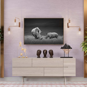 Luxoré Celebrating the Majesty of Rhinos in the Wild Digital Art