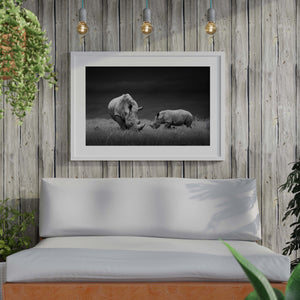 Luxoré Celebrating the Majesty of Rhinos in the Wild Digital Art