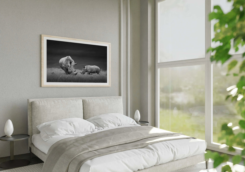 Luxoré Celebrating the Majesty of Rhinos in the Wild Digital Art