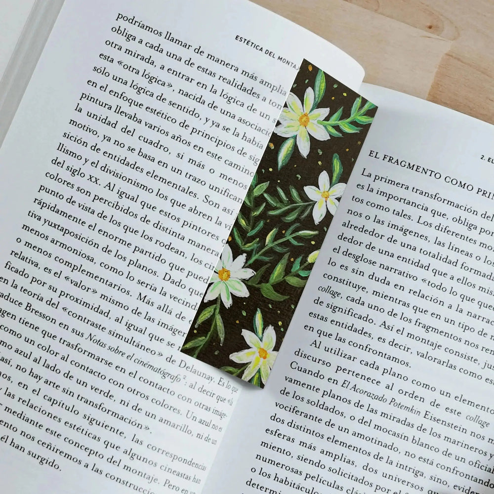 Luxoré Botanical Nature's Verdant Palette Handmade Bookmark