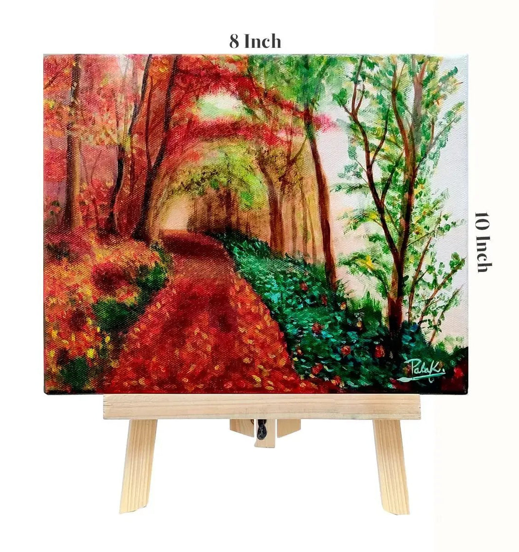 Luxoré Autumn Canopy Landscape Original Acrylic Painting