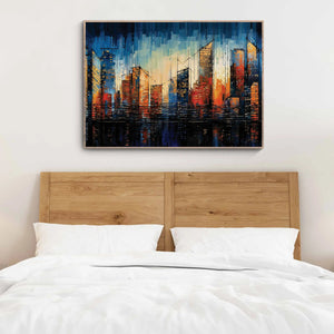 Abstract Urban Melodies Art Canvas