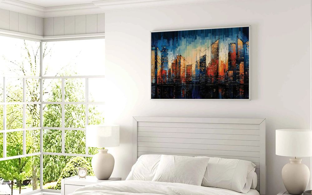 Abstract Urban Melodies Art Canvas