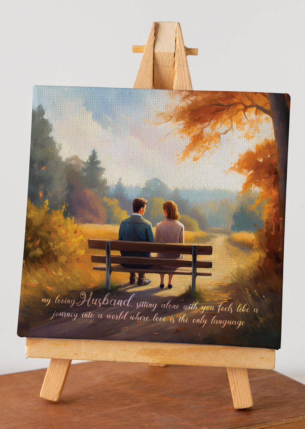 Make Memories Canvas Gift with a Beautiful Message for Husband