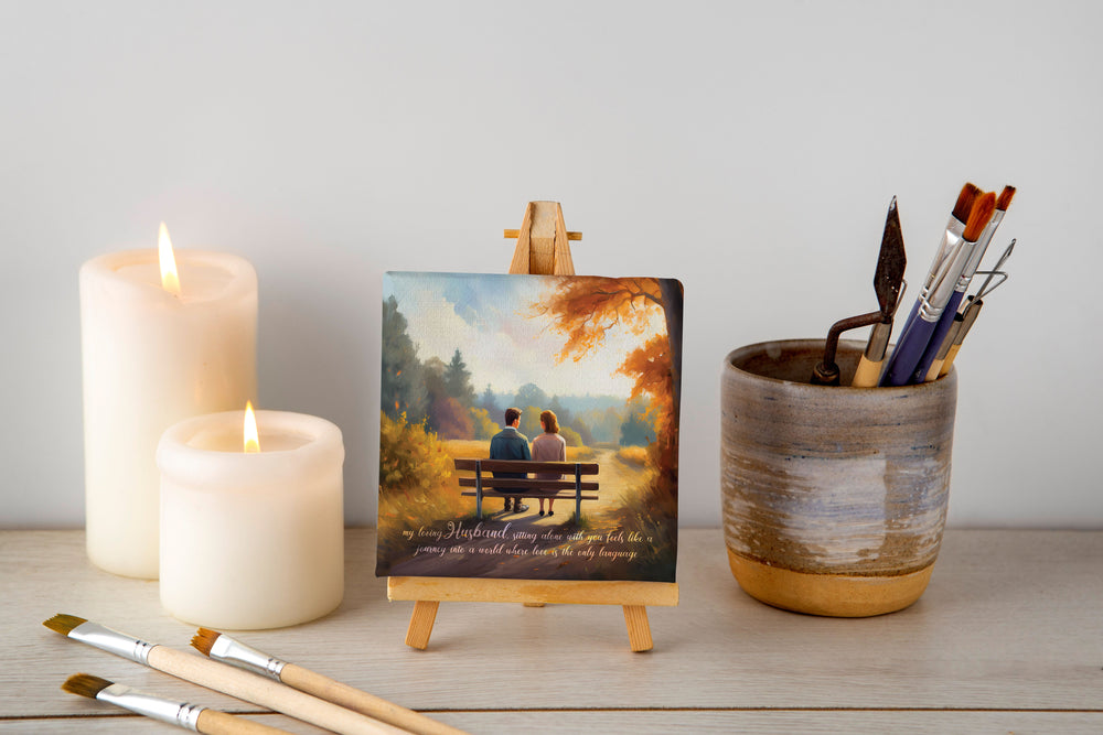 Make Memories Canvas Gift with a Beautiful Message for Husband