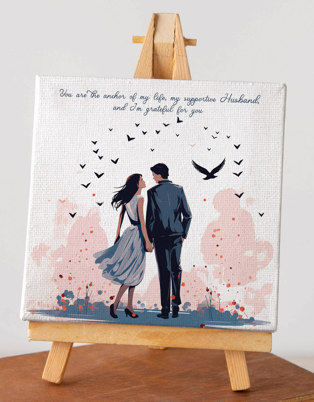 Luxoré Surprise Him Right - Canvas Special Gift with a Special Message for Husband