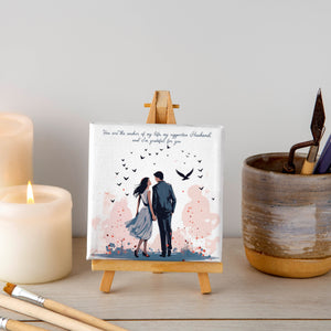 Luxoré Surprise Him Right - Canvas Special Gift with a Special Message for Husband