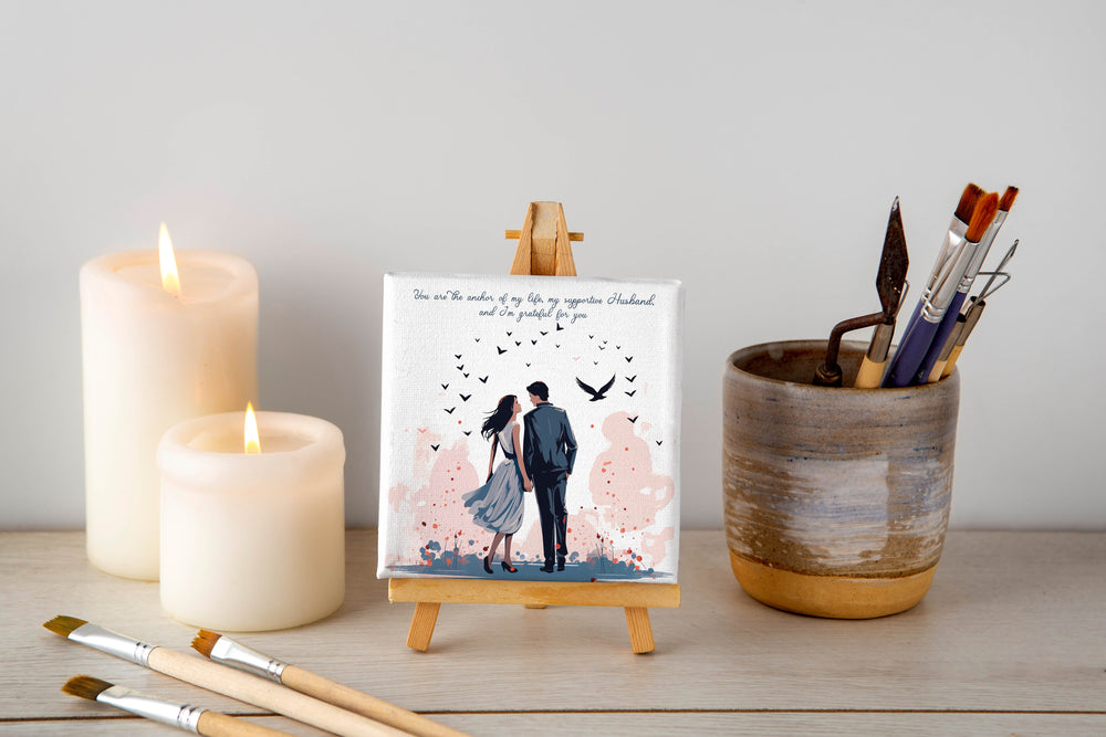 Luxoré Surprise Him Right - Canvas Special Gift with a Special Message for Husband