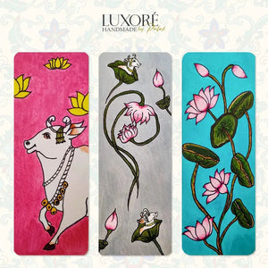 Luxoré Pichwai inspired Handmade Bookmarks Cultural Elegance