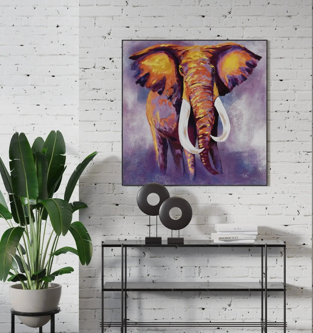 Luxoré Elephant Abstract Originals Digital Art