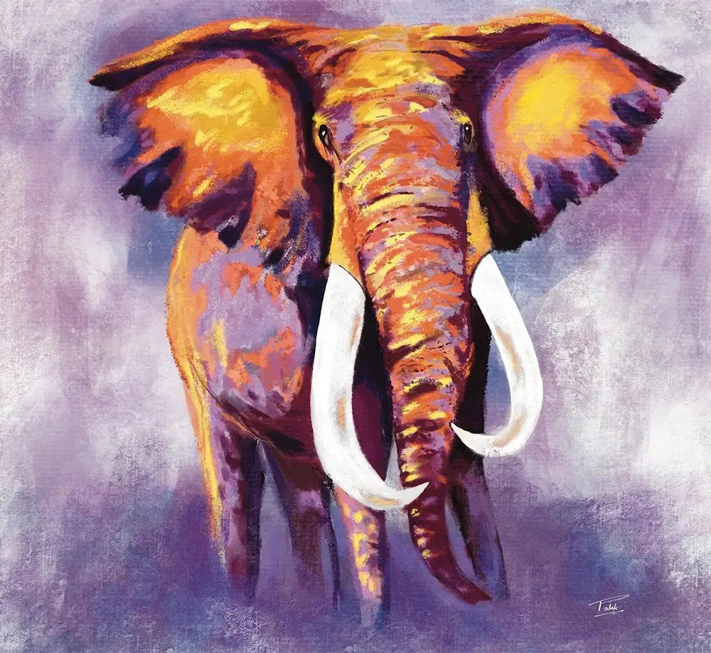 Luxoré Elephant Abstract Originals Digital Art