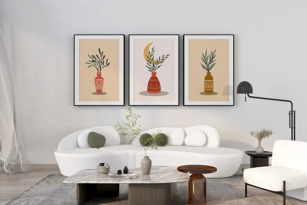 Luxoré Flat Design Boho Wall Art