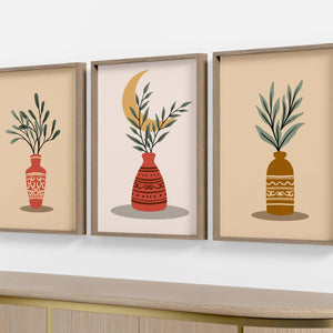 Luxoré Flat Design Boho Wall Art