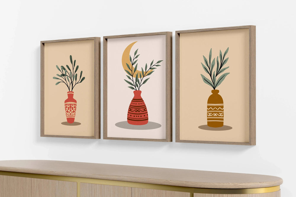 Luxoré Flat Design Boho Wall Art