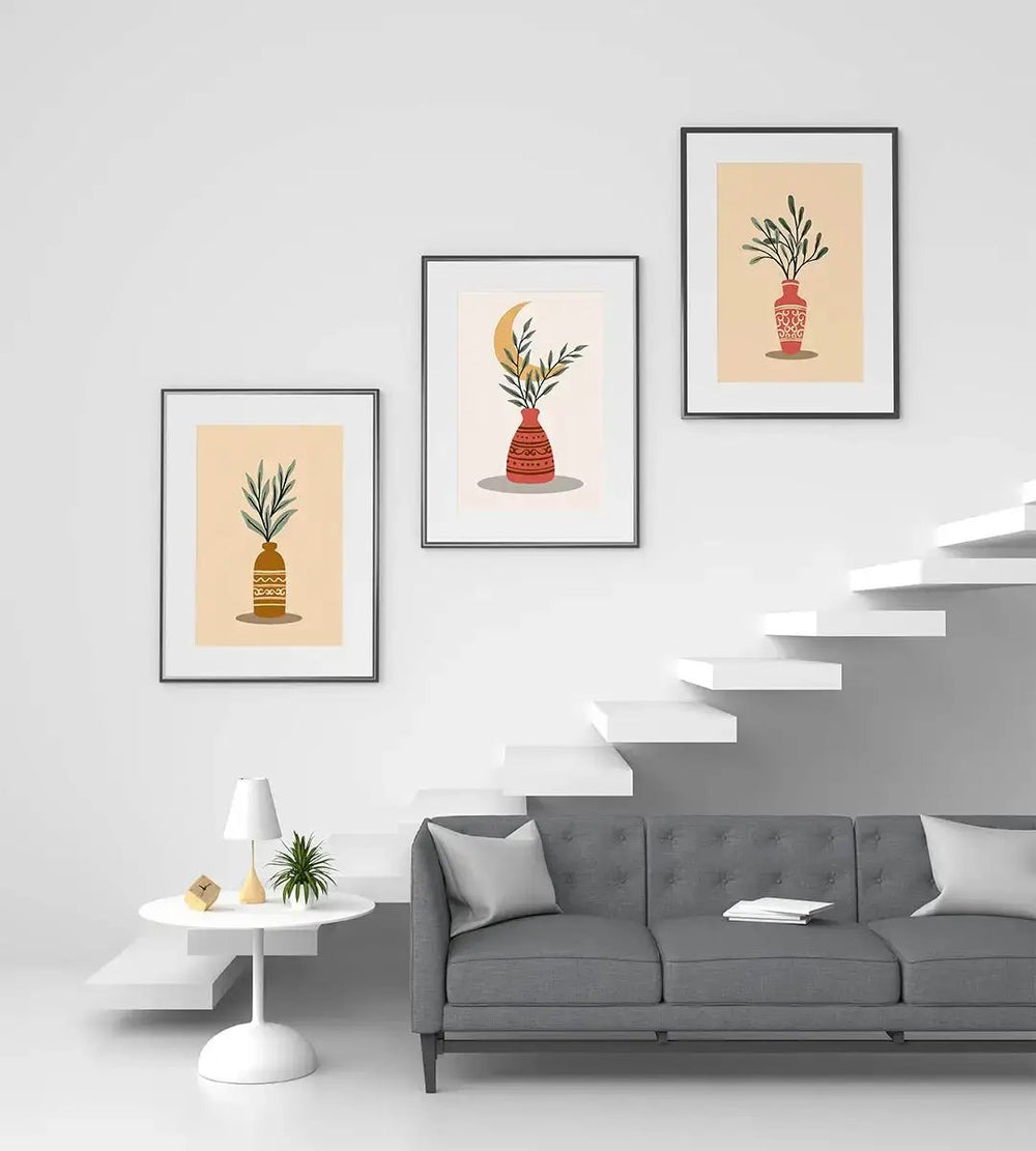 Luxoré Flat Design Boho Wall Art