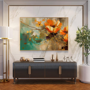 Luxoré Luxury Abstract Blossoms Watercolor Floral Art