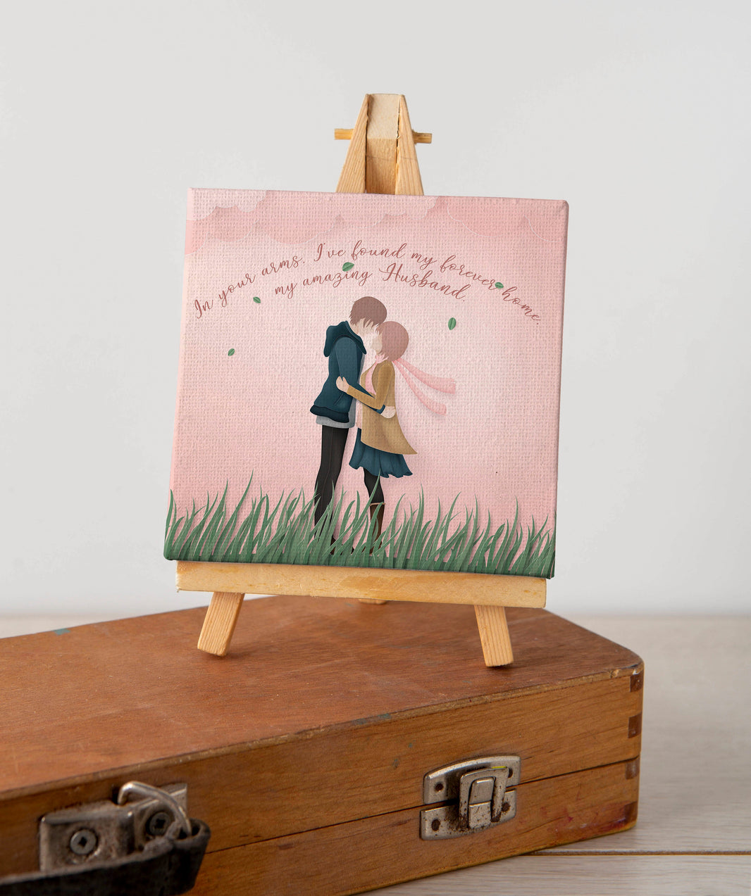 Romantic Canvas A Special Gift for Husband's Heart