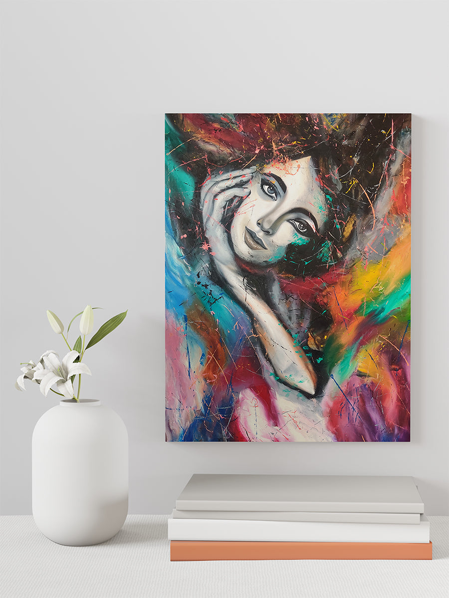 Luxoré Luxore's Original Dynamic Colors of Women Handmade Oil Painting