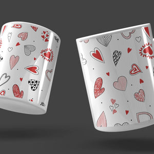 Luxoré Premium Heart Shades Love Mugs Collection