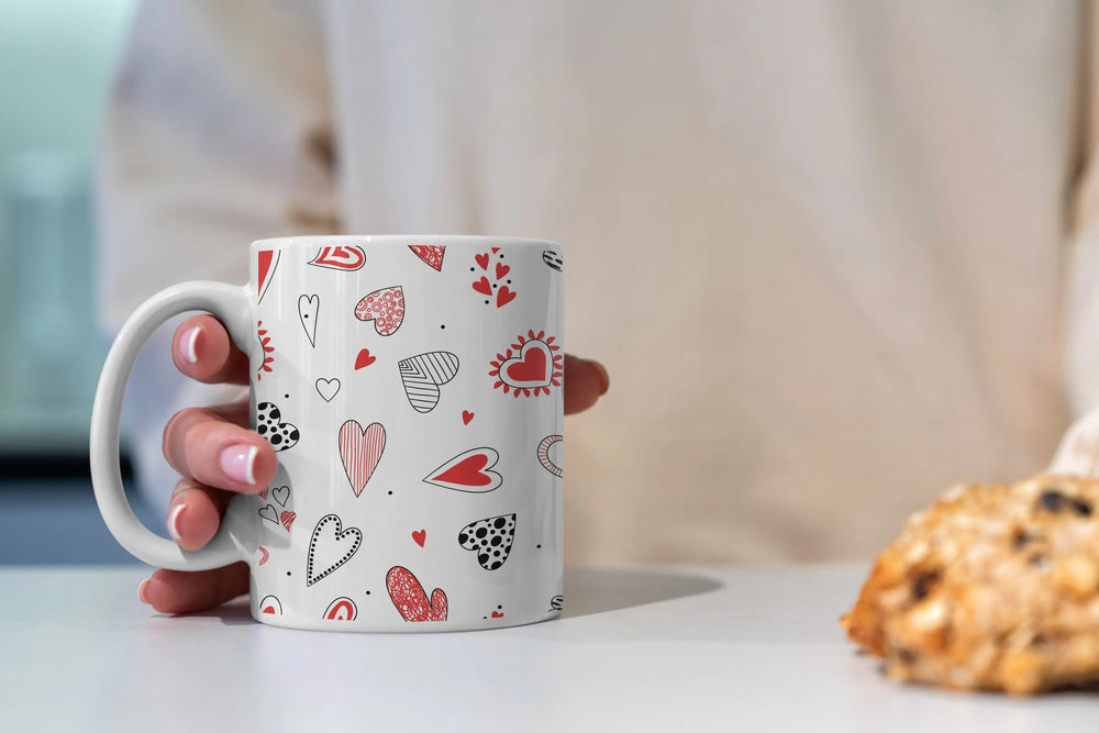 Luxoré Premium Heart Shades Love Mugs Collection