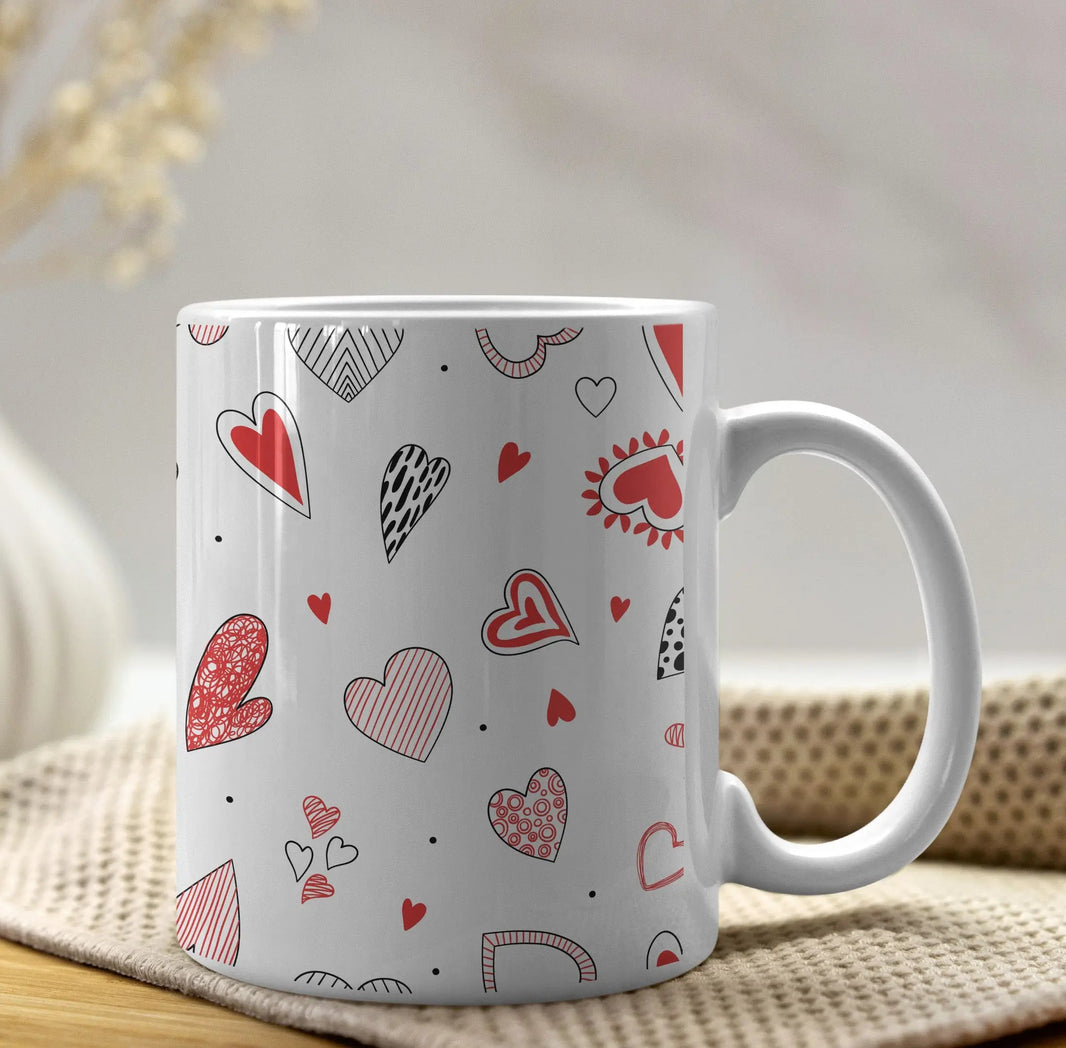 Luxoré Premium Heart Shades Love Mugs Collection