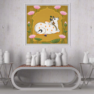 Luxoré Revered Indian Cow Pichwai Artistry