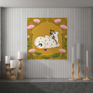 Luxoré Revered Indian Cow Pichwai Artistry