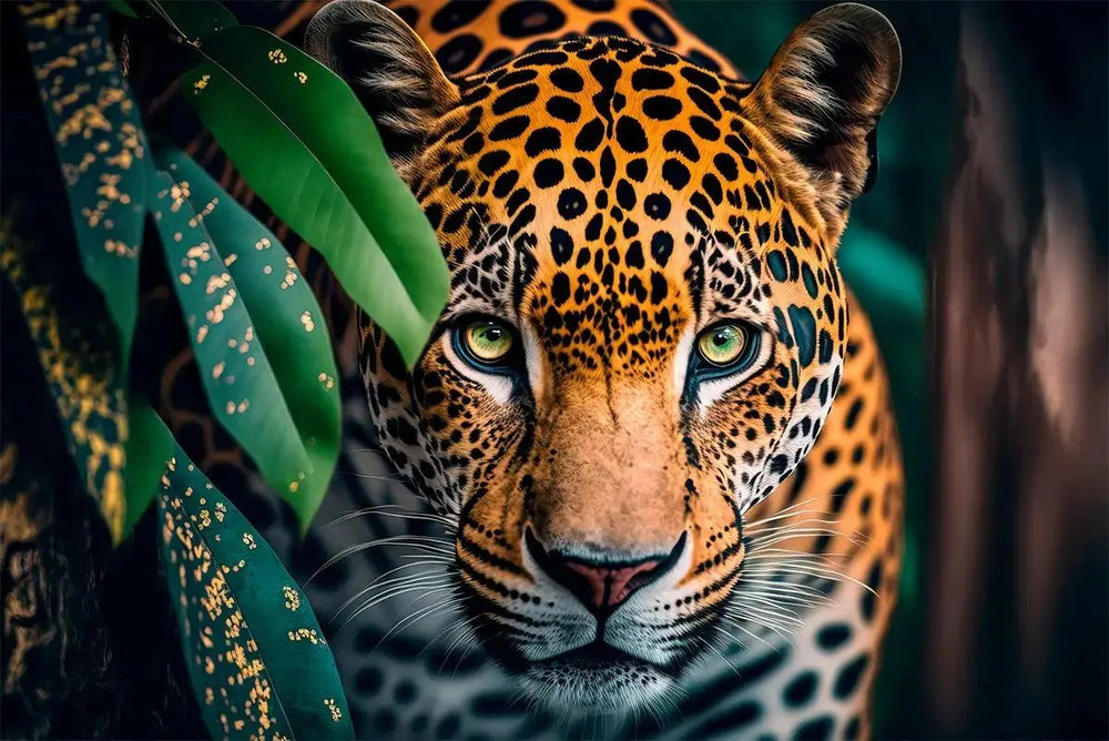 Luxoré Jaguar Stalking Wildlife Digital Art