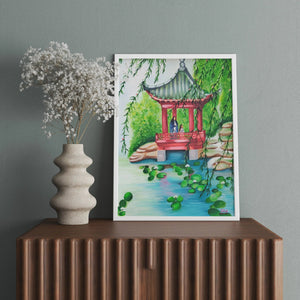 Luxoré Discover Serenity: Japanese Zen Garden Painting - Tranquil Art for Home & Office