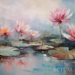 Lotus Flower Digital Painting