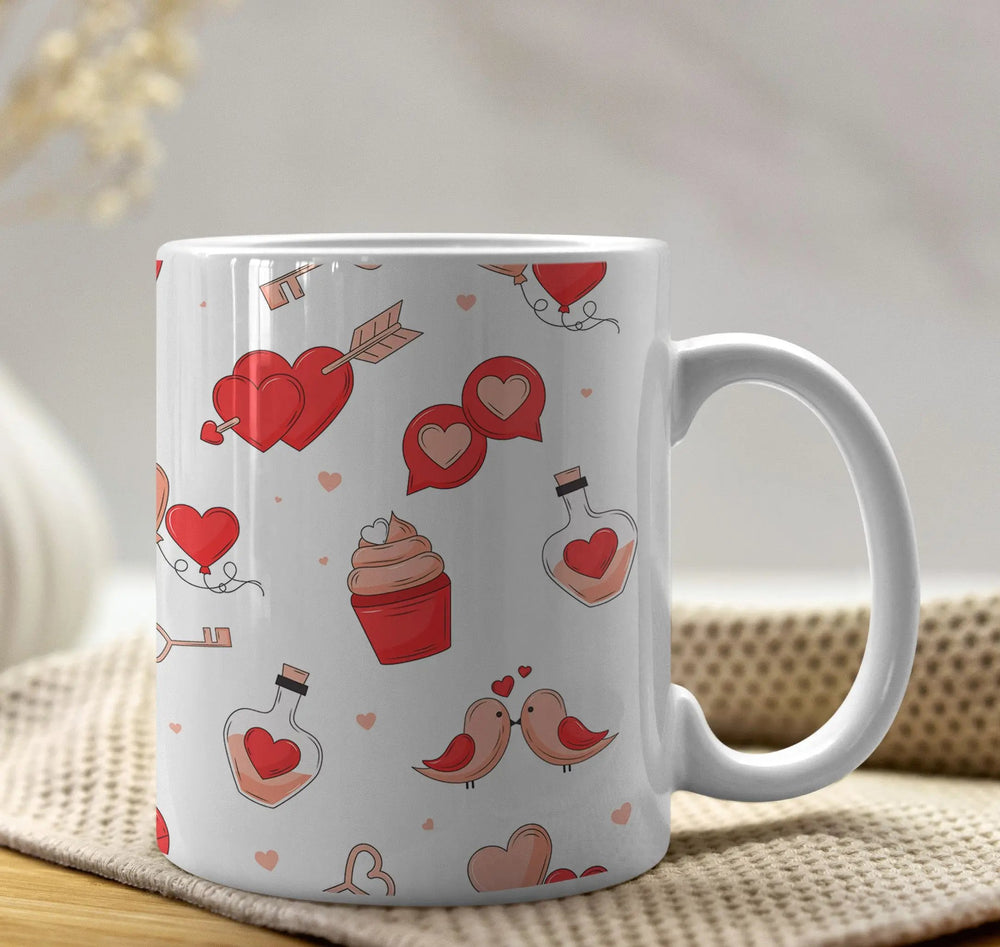 Luxoré Brewing Romance Irresistible Love Mugs for Couples