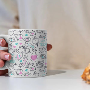 Luxoré My Crush Connection - Cozy Couple Mugs for Lovebirds