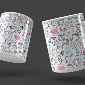 Luxoré My Crush Connection - Cozy Couple Mugs for Lovebirds