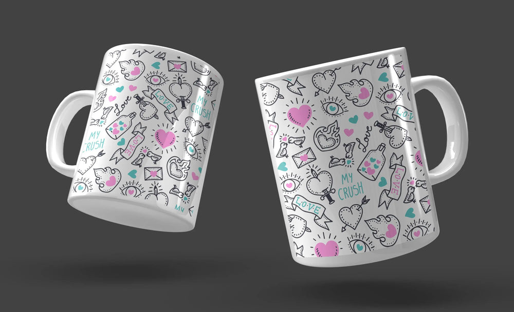 Luxoré My Crush Connection - Cozy Couple Mugs for Lovebirds