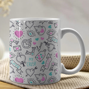 Luxoré My Crush Connection - Cozy Couple Mugs for Lovebirds