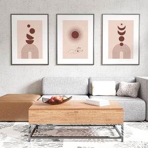 Luxoré Mid Century Modern Boho Art