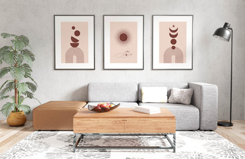 Luxoré Mid Century Modern Boho Art