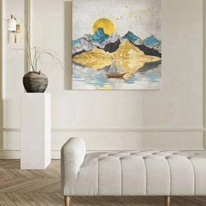 Feng Shui Ship Painting