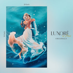 Luxoré Magical Ocean Couple Painting Luxore Originals