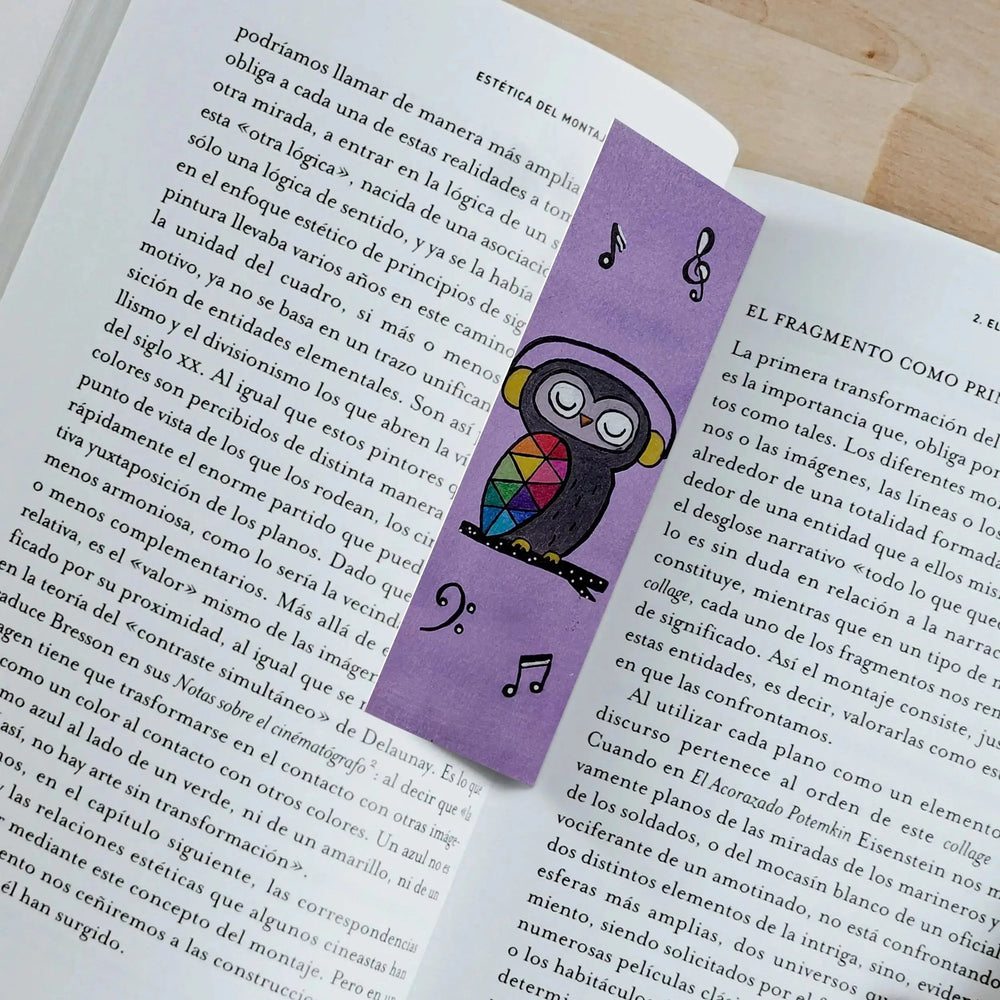 Luxoré Super Reader Owl Handcrafted Bookmark