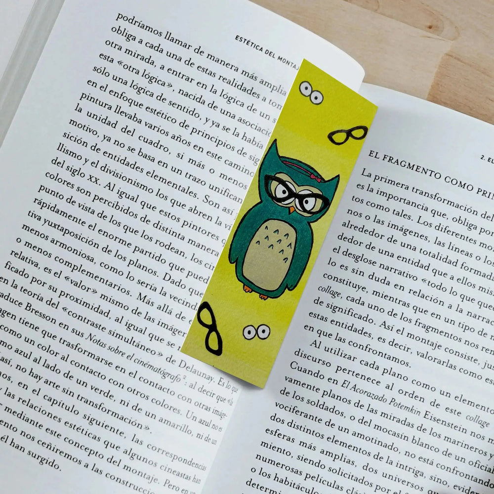 Luxoré Super Reader Owl Handcrafted Bookmark