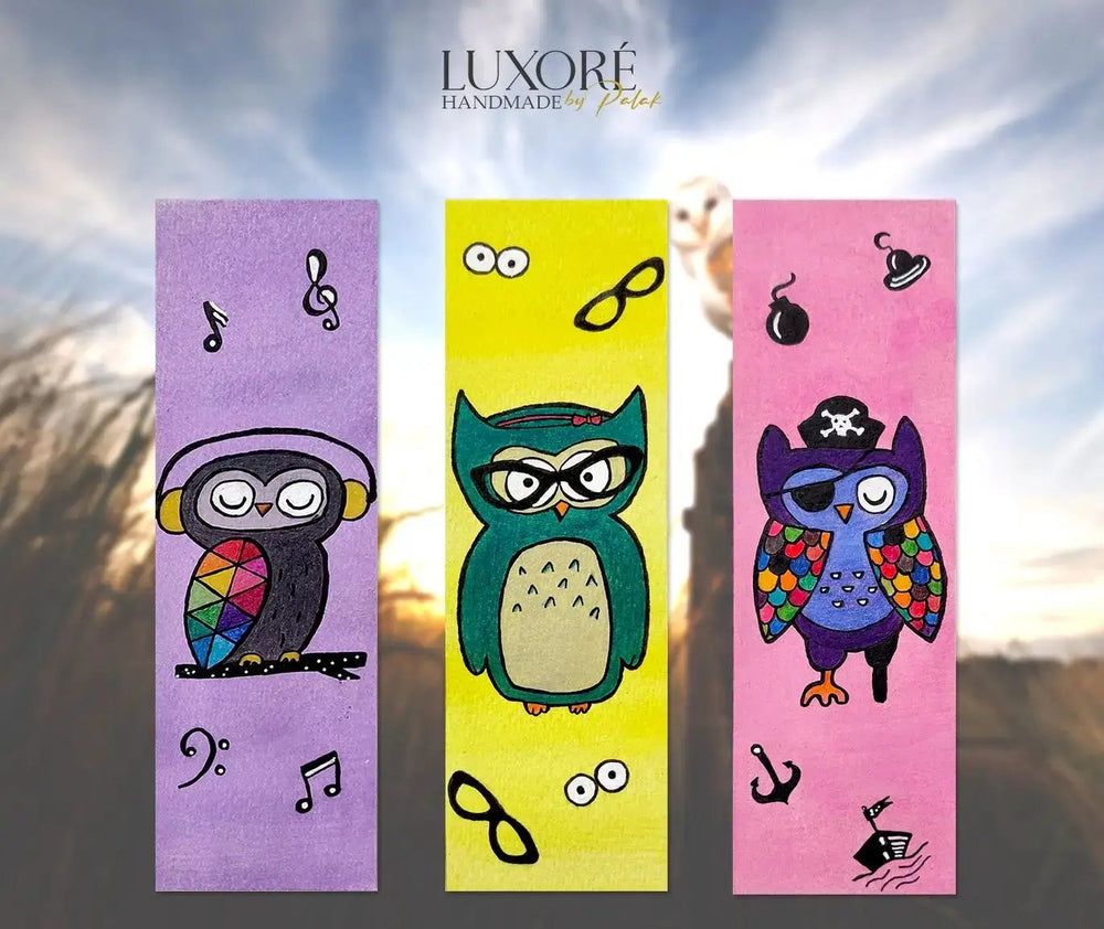 Luxoré Super Reader Owl Handcrafted Bookmark