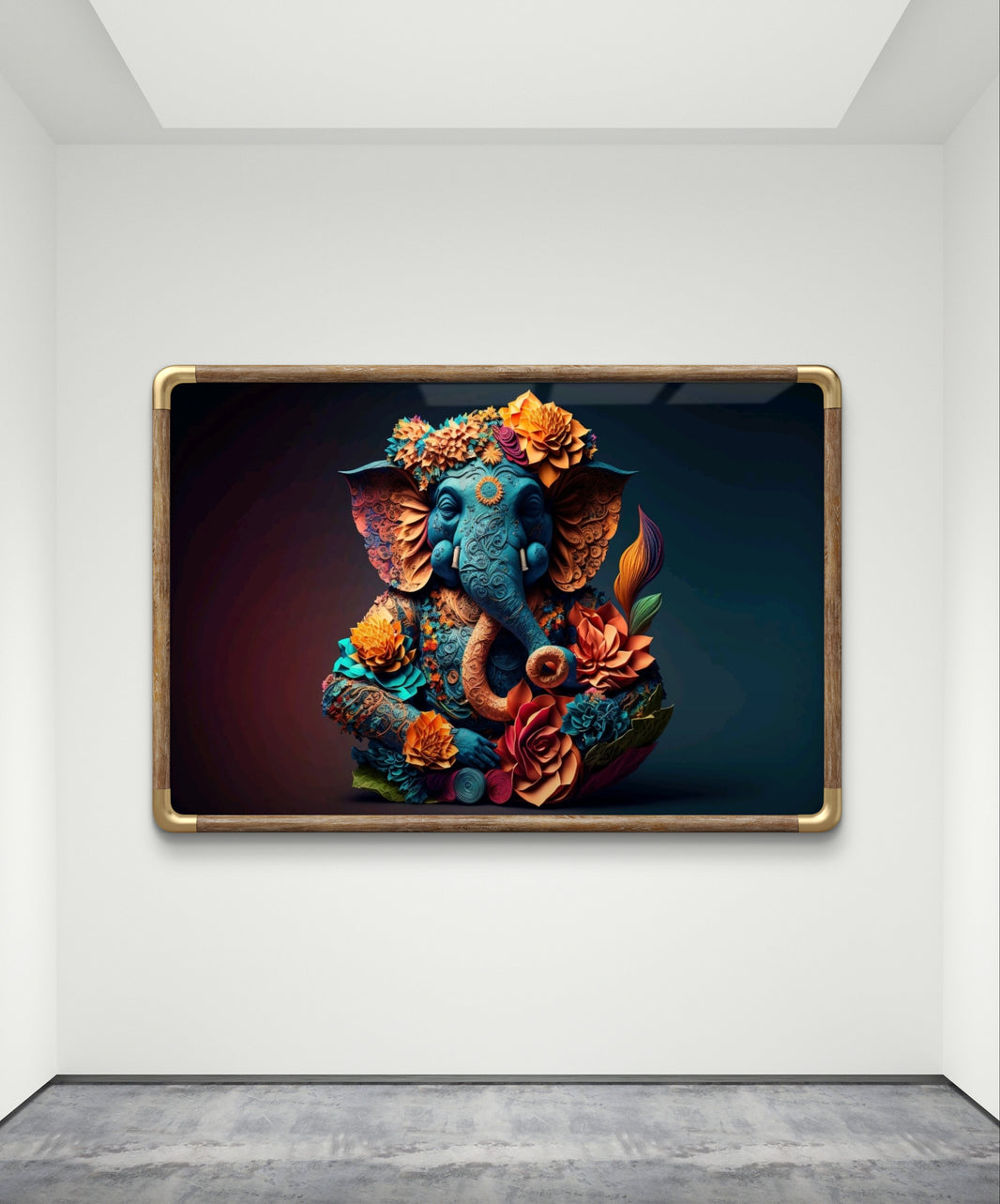 Ganesh Digital Art Canvas