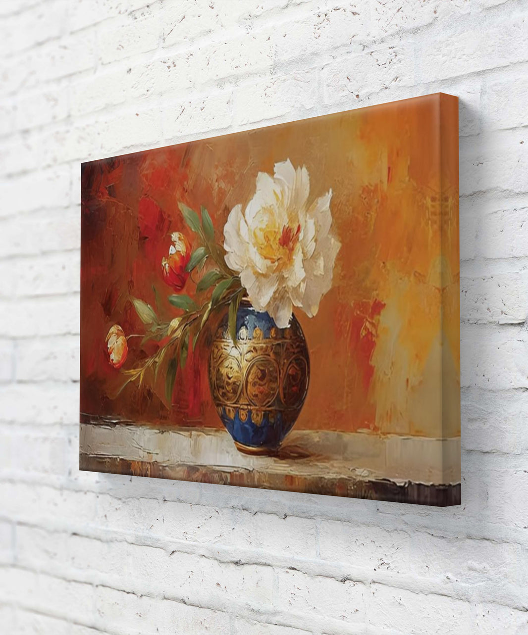 Still Life Digital Artwork of Floral Elegance