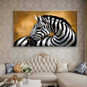 Zebra Wall Painting for Living room