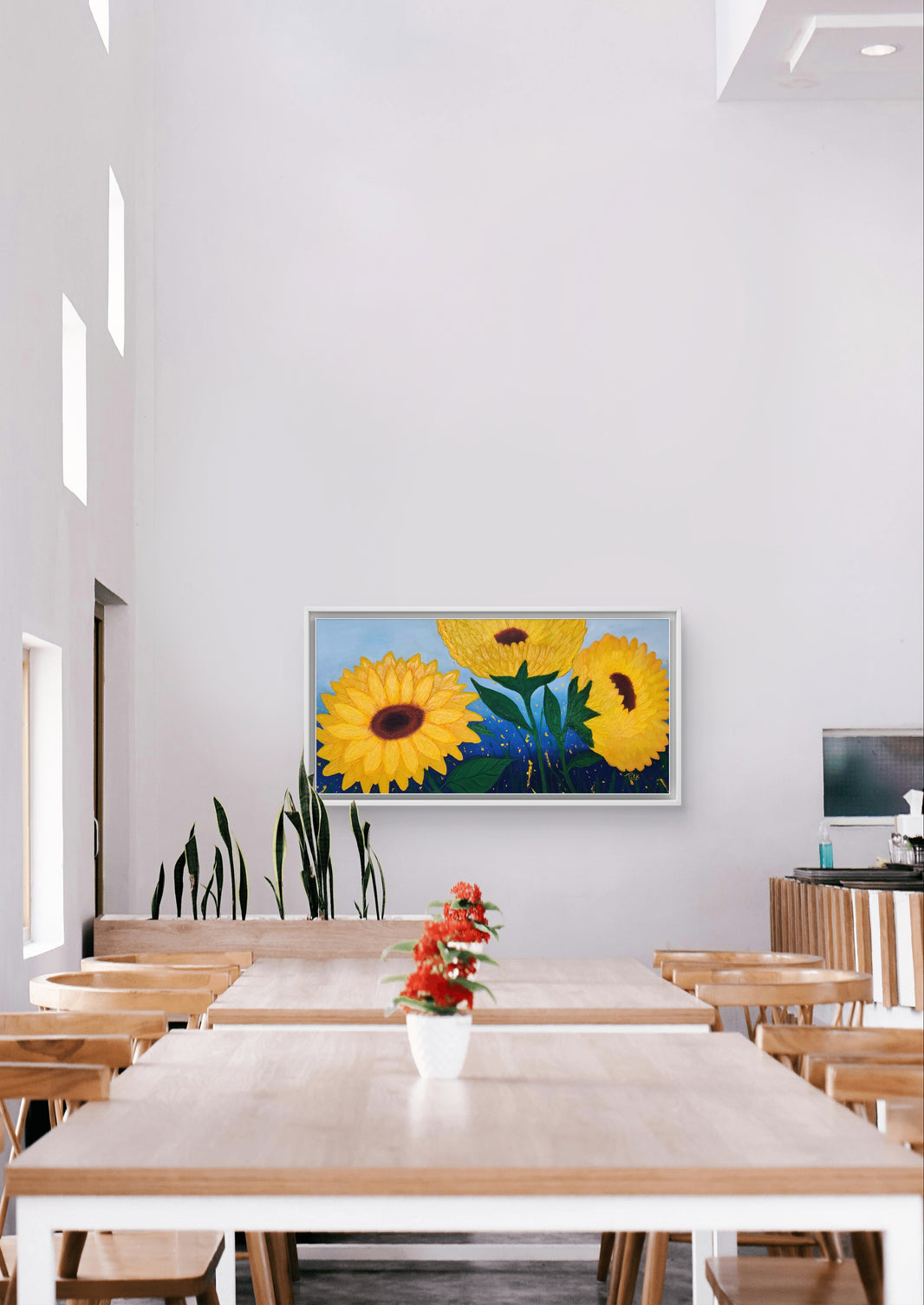 Iconic Sunflowers From Van Gogh's Story Textured Oil Painting