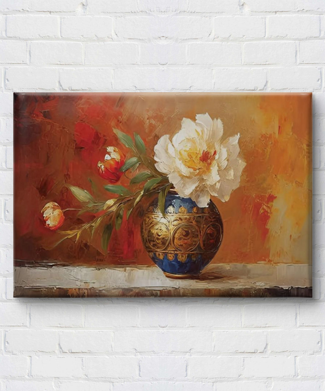 Still Life Digital Artwork of Floral Elegance