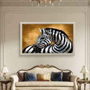 Zebra Wall Painting