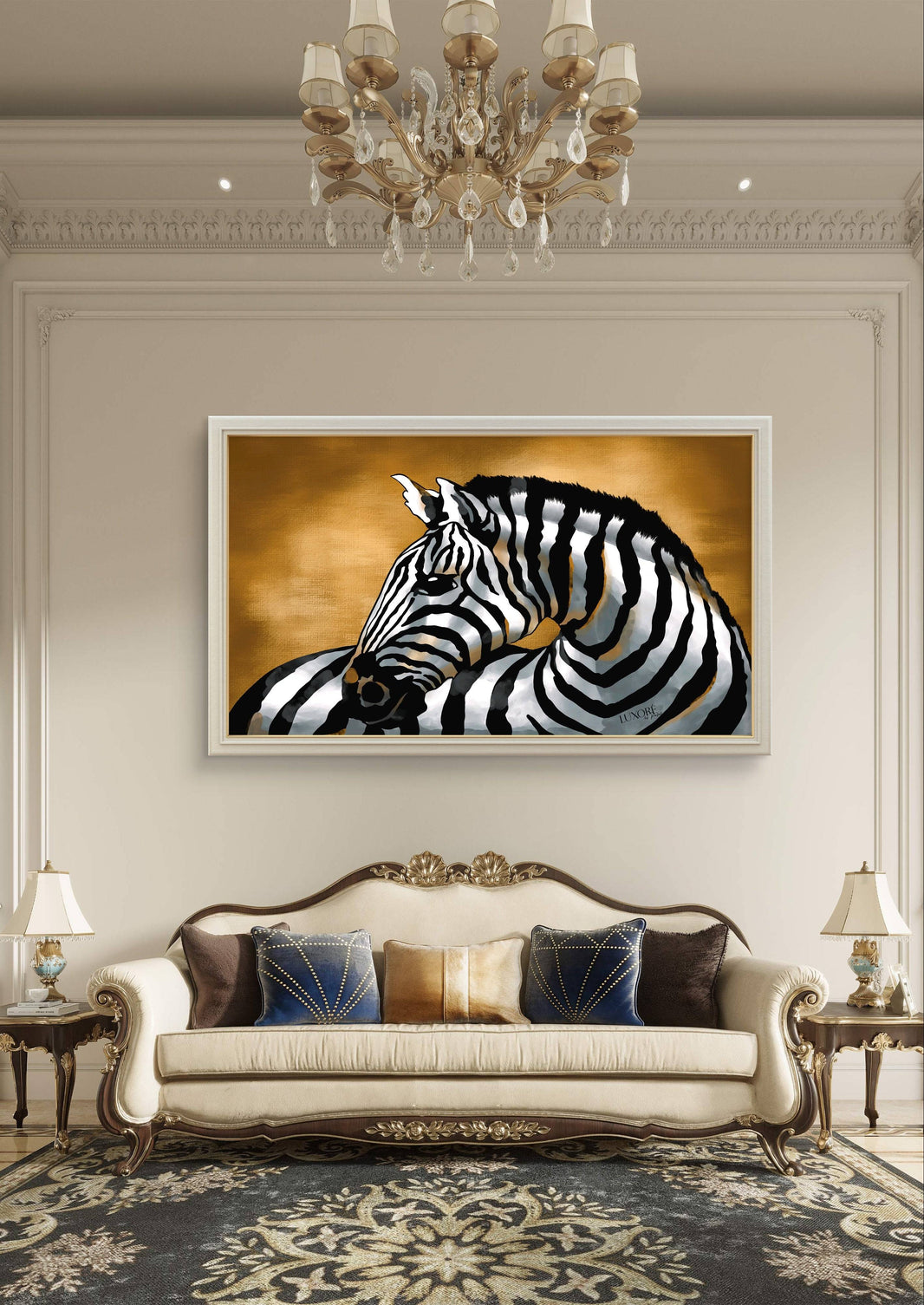 Zebra Wall Painting